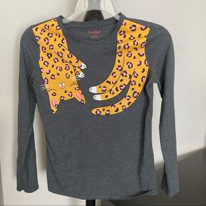 Grey leopard tee shirt